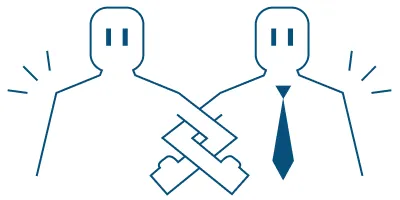 実働型支援のイメージ
