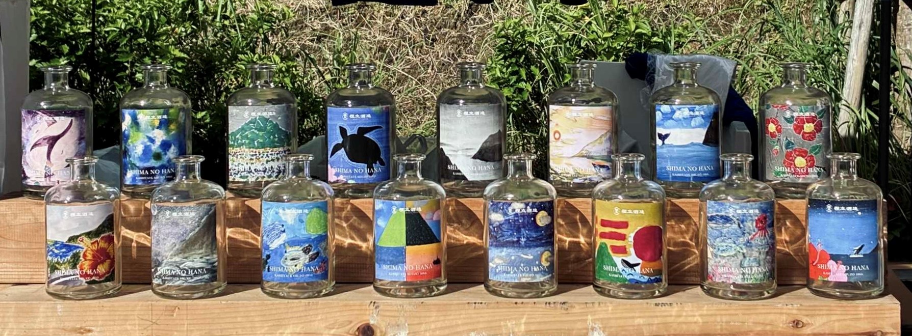 八丈島・樫立酒造100周年島の子どもたち100人の絵でつくる100本の限定